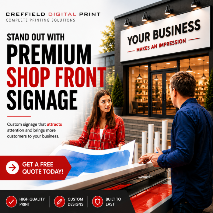 Custom Shop Front Signage That Makes Your Business Stand Out
