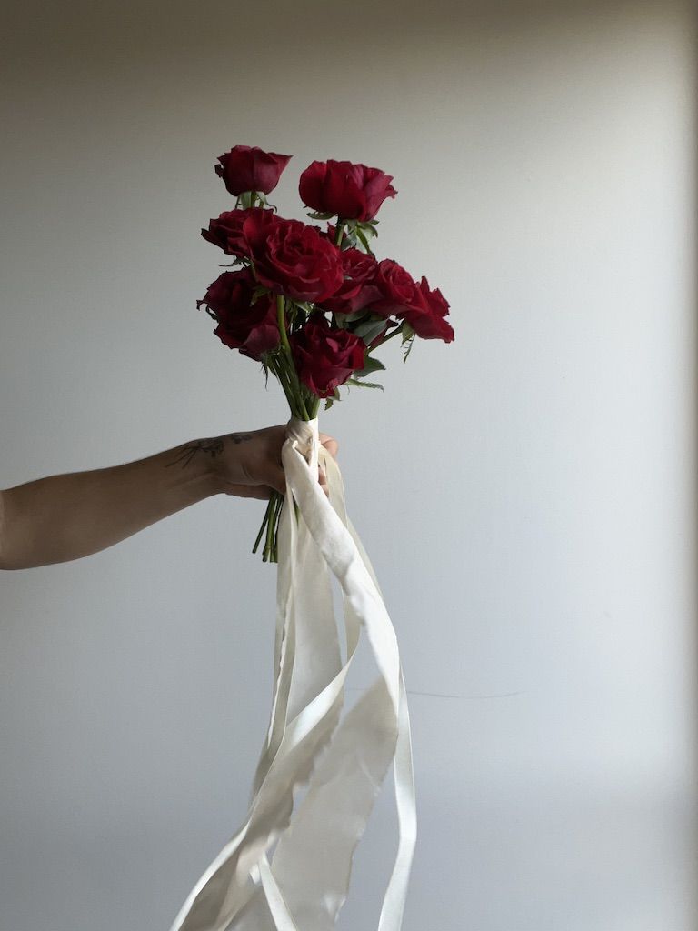 Artificial red roses 🌹