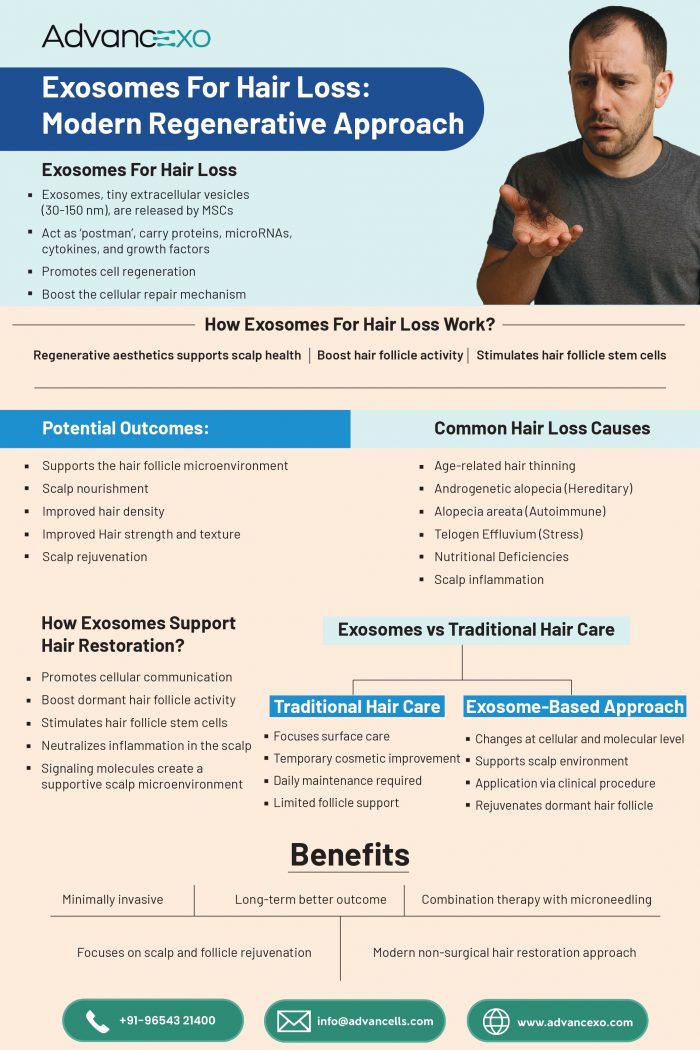 Exosomes for Hair Loss: Modern Regenerative Approach