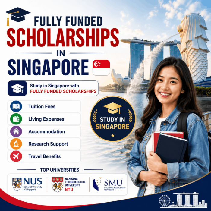 Looking for fully funded scholarships in Singapore for 2026?