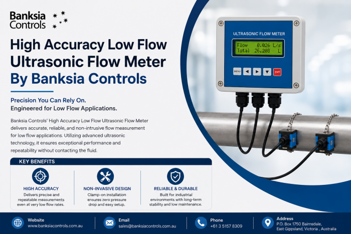 High Accuracy Low Flow Ultrasonic Flow Meter