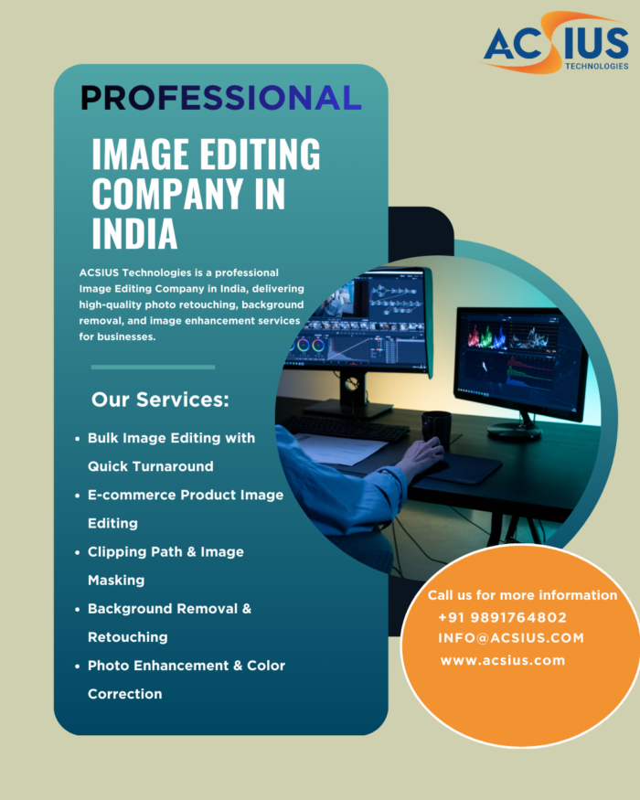 Image Editing Company India – Professional Photo Editing Services