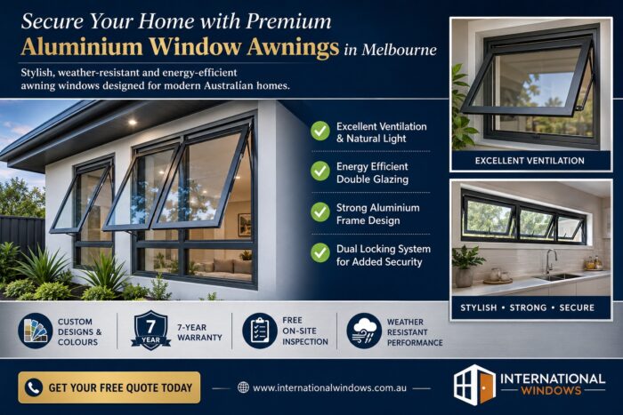 Premium Aluminium Window Awnings in Melbourne | International Windows