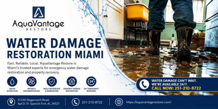 Sewage Backup Cleanup Miami | AquaVantage Restore
