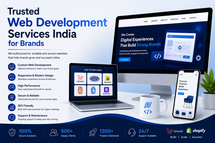 Web Development Company India – Custom, Scalable & High-Performance Websites