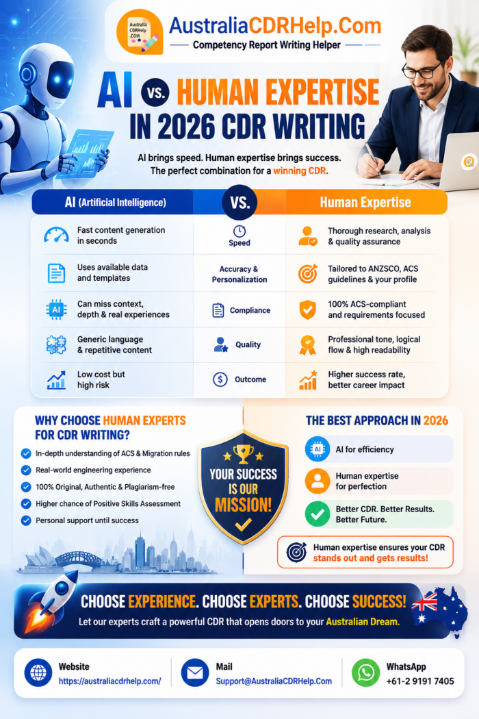 AI Vs. Human Expertise in 2026 CDR Writing