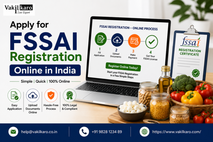 Apply for FSSAI Registration Online in India