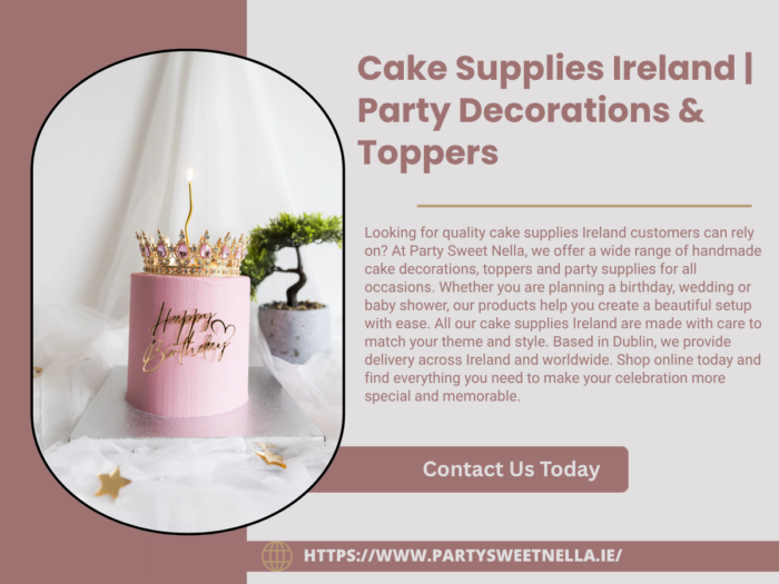 Edible Cake Toppers Ireland | Custom Printed Designs