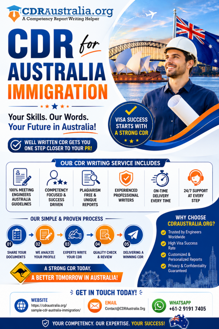 CDR for Australia Immigration