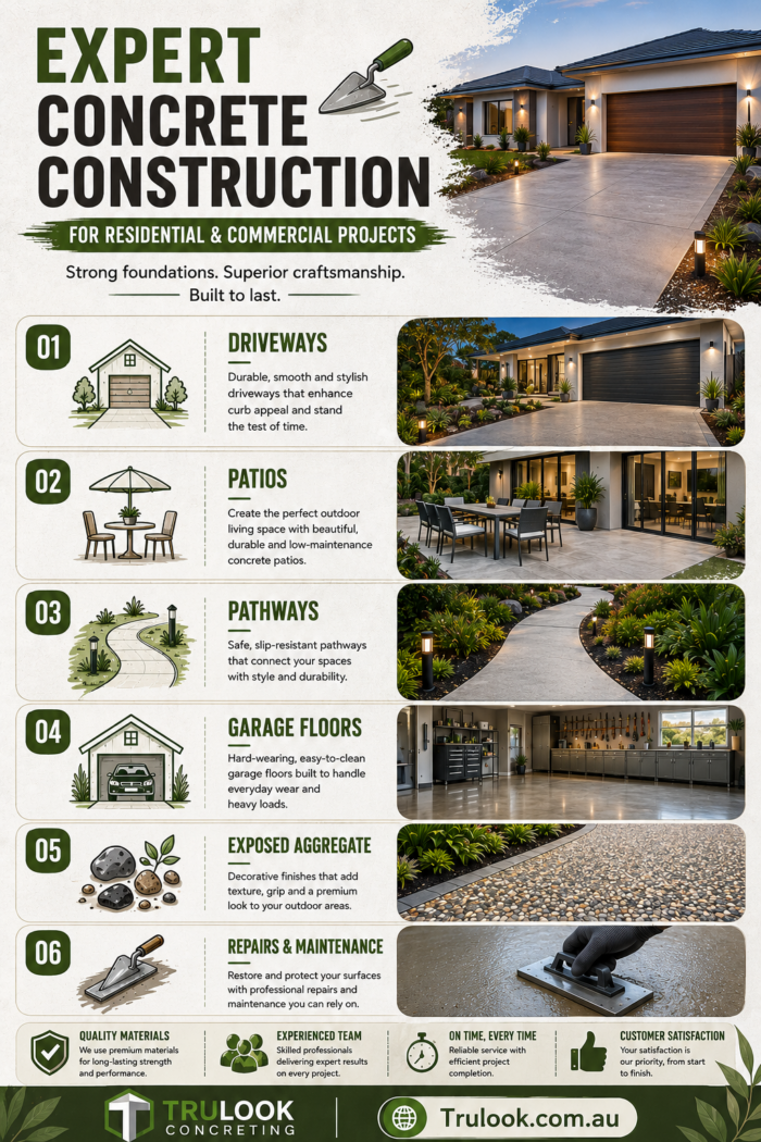 Expert Concrete Construction for Residential & Commercial Projects