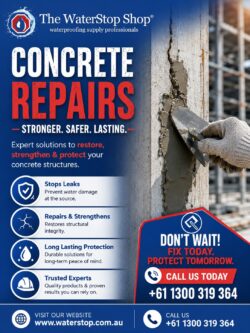 Concrete Repairs Melbourne | Restore, Strengthen & Protect with The WaterStop Shop