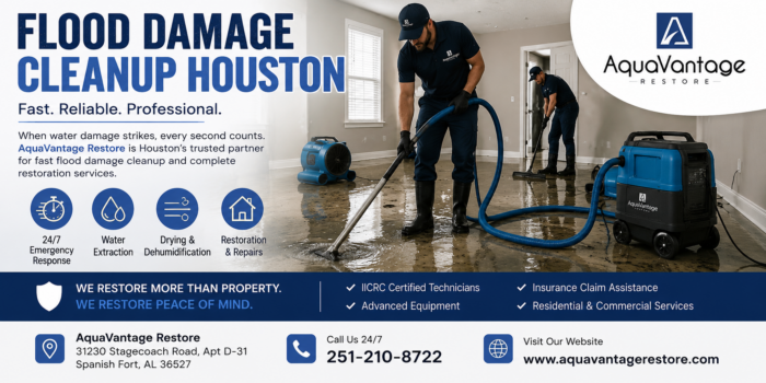 Flood Damage Cleanup Houston for Fast Property Recovery
