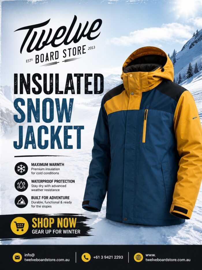 Insulated Snow Jacket for Warm, Dry Mountain Adventures