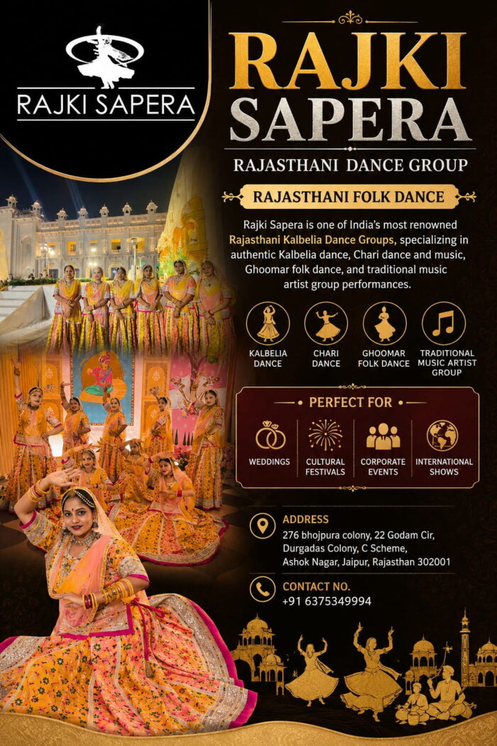 Rajasthani Dance Group for Traditional Folk Performances