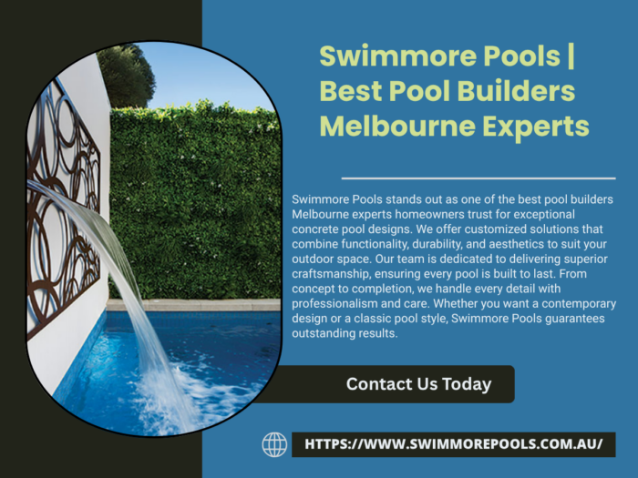 Swimmore Pools | Concrete Swimming Pools Melbourne