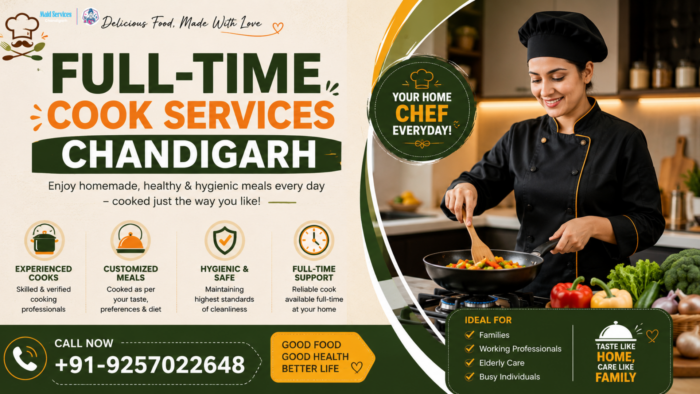 Apply for full-time cook services chandigarh