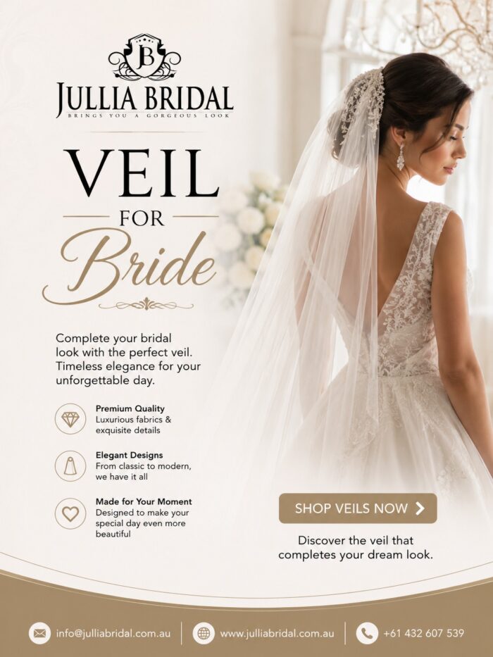 Veil for Bride – Complete Your Bridal Look with Jullia Bridal