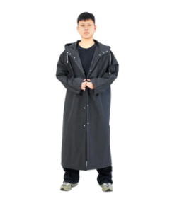 Thickened Front-Opening Raincoat