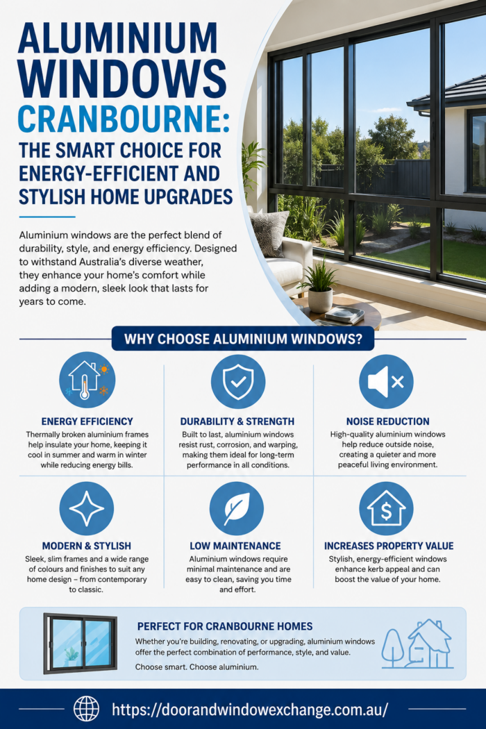 Aluminium Windows Cranbourne: The Smart Choice for Energy-Efficient and Stylish Home Upgrades
