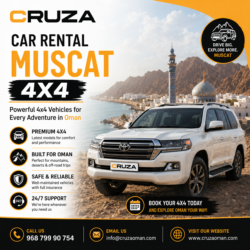 Car Rental Muscat 4×4 – Explore Oman with Confidence