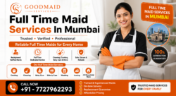 Full Time Maid in Mumbai | Daily Cleaning, Cooking & Care