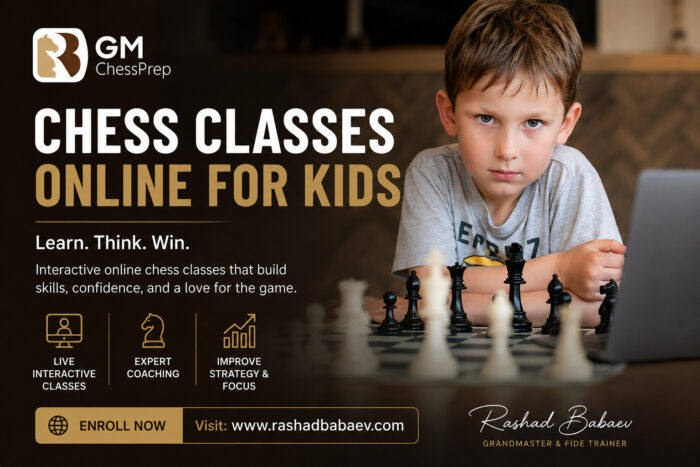 Chess Classes Online Kids – Live Group Lessons by Grandmaster Rashad Babaev