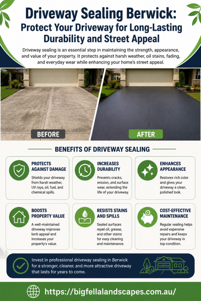 Driveway Sealing Berwick: Protect Your Driveway for Long-Lasting Durability and Street Appeal