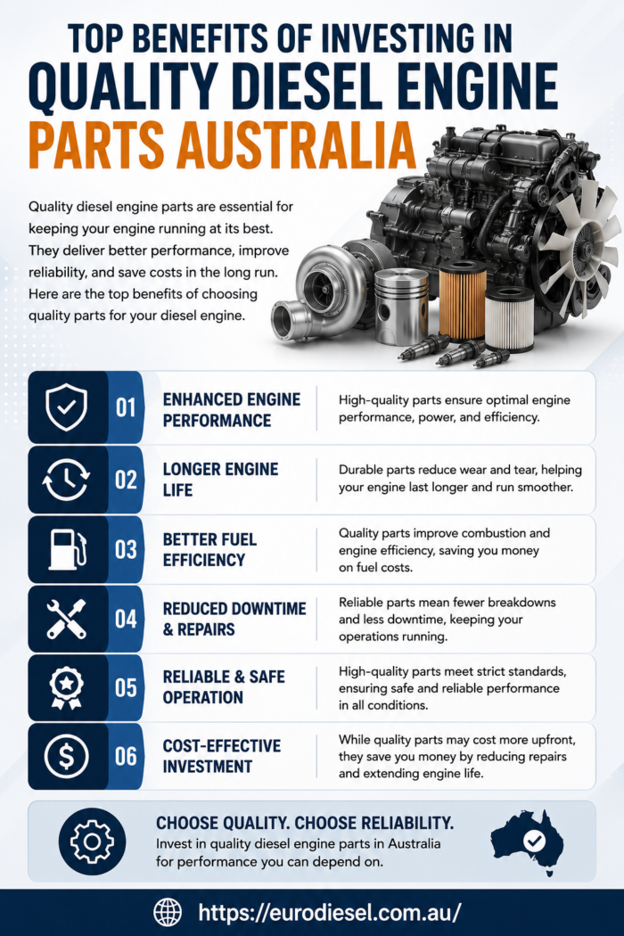 Top Benefits of Investing in Quality diesel engine parts australia