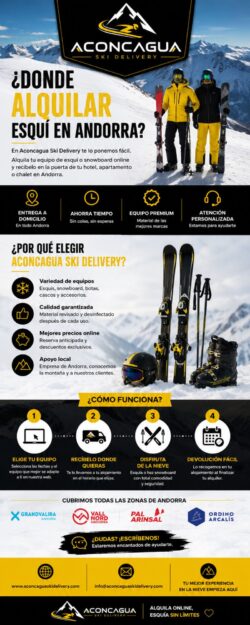 Dónde alquilar esquí en Andorra para principiantes y expertos