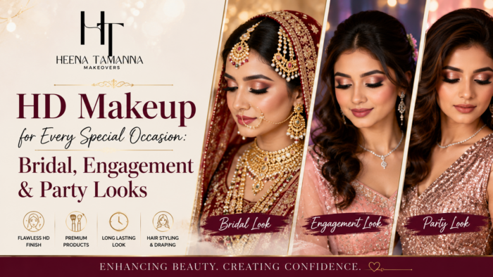 HD Makeup for Every Special Occasion: Bridal, Engagement & Party Looks