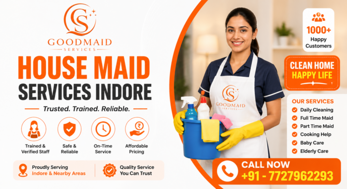 Affordable Housekeeping Services in Indore | Daily & Full-Time Staff