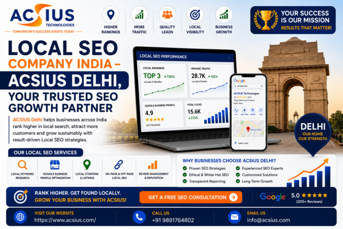 Trusted Local SEO Company India