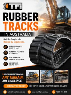 Premium Rubber Tracks in Australia | Heavy-Duty Tracks | Tradefaire International
