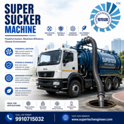 Super Sucker Machine for Heavy-Duty Industrial Cleaning