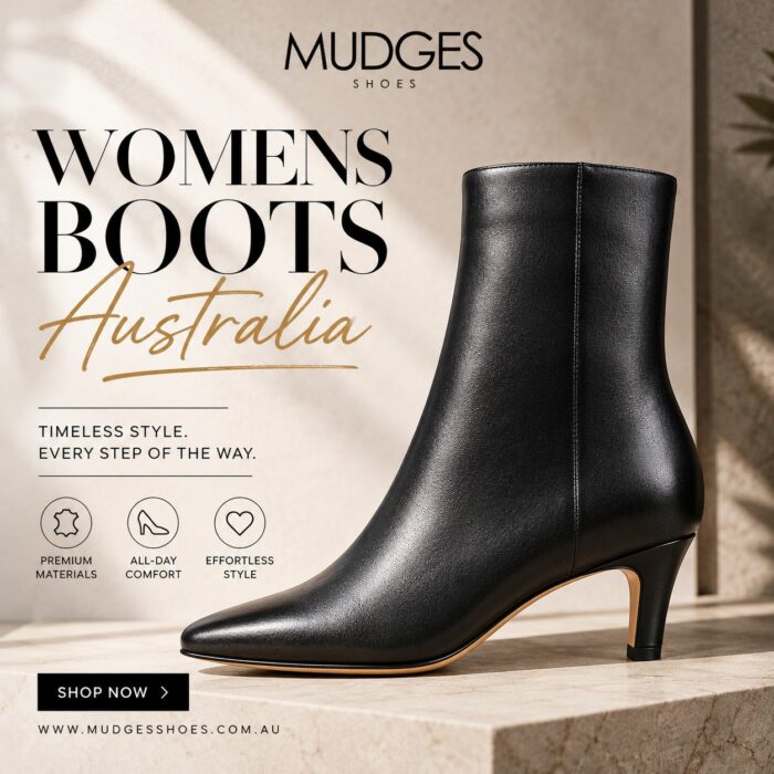 Women’s Boots in Australia | Elegant Leather Ankle Boots | Mudge’s Shoes