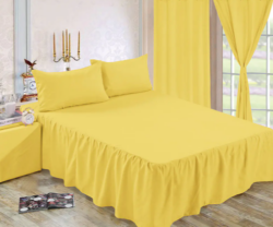 Solid Color Bedspread 6-Piece Set