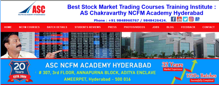 Top 10 stock market training institutes in hyderabad
