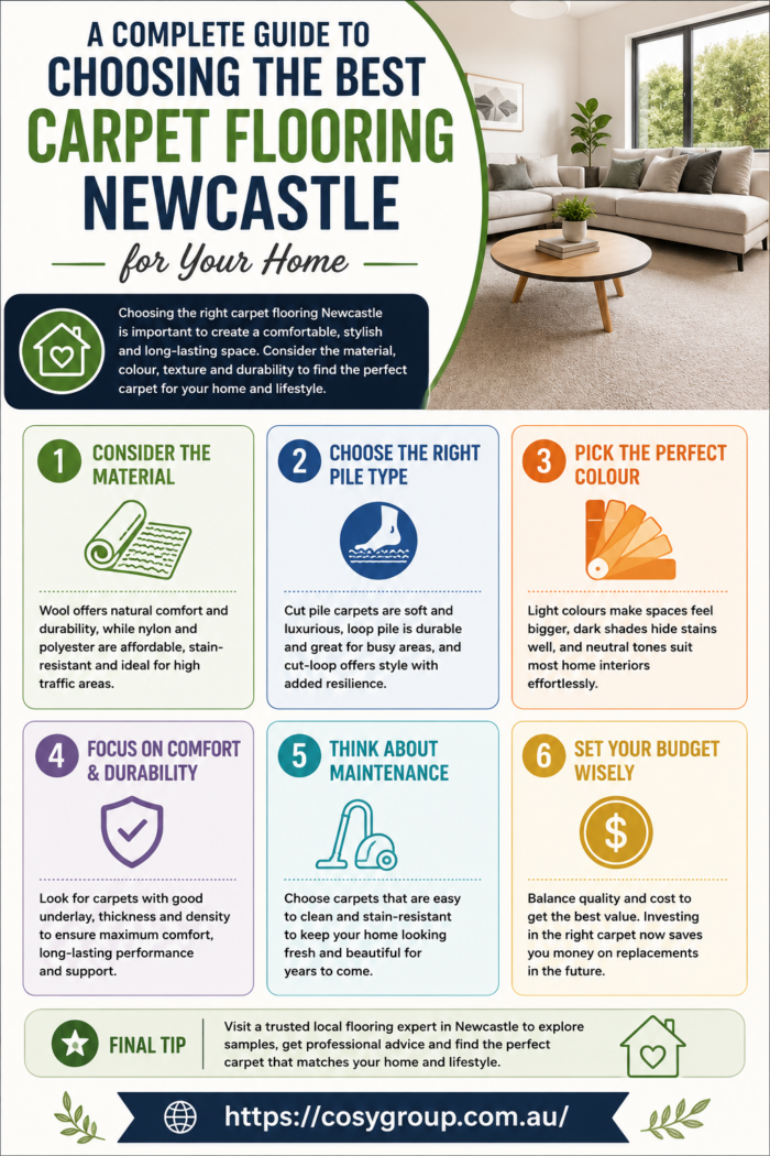 A Complete Guide to Choosing the Best Carpet Flooring Newcastle for Your Home
