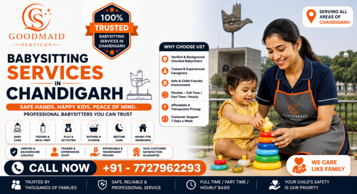 Hire Professional Babysitting Services in Chandigarh Today