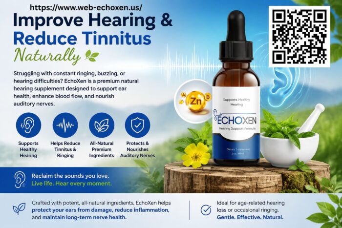 EchoXen Hearing Support Formula – Natural Ear Health & Tinnitus Wellness Support