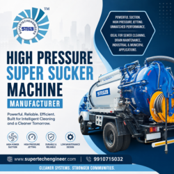 High Pressure Super Sucker Machine Manufacturer