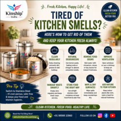 How to Get Rid of Kitchen Smells Naturally – Easy Tips for a Fresh Kitchen | Kinship India