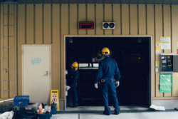How Industrial Door Repair Professionals Repair Roller Doors That Have Come Off Their Tracks?
