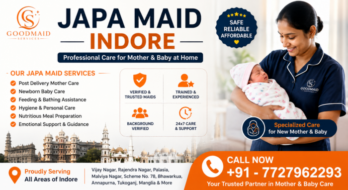 Best Japa Maid Indore for Safe and Caring Mother-Baby Support