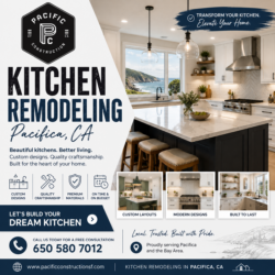 Kitchen Remodeling Pacifica – Custom Kitchen Renovations by Pacific Construction