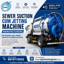 Sewer Suction Cum Jetting Machine Manufacturers
