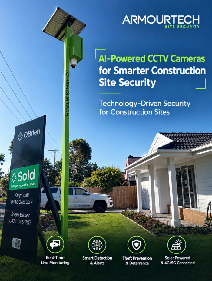 AI-Powered CCTV Cameras for Smarter Construction Site Security