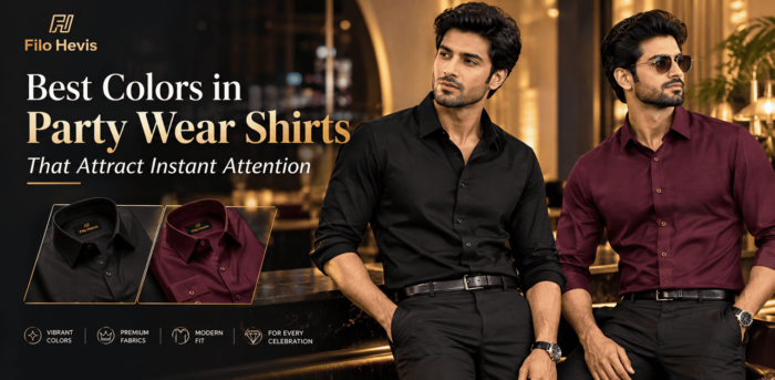 Best Colors in Party Wear Shirts That Attract Instant Attention
