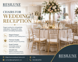 Resiluxe Chairs | Decoration Chairs for Wedding Events