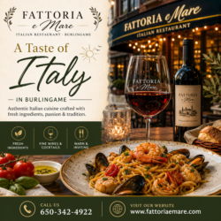Italian Restaurant Burlingame – Authentic Italian Dining with Fresh, Flavorful Cuisine